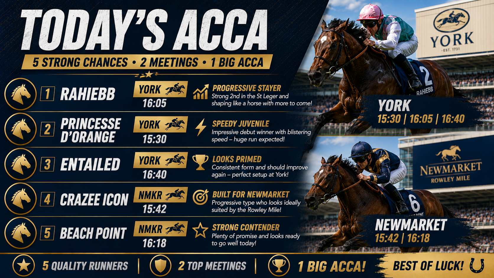 Todays Free Horse Racing Tips Friday 15th May