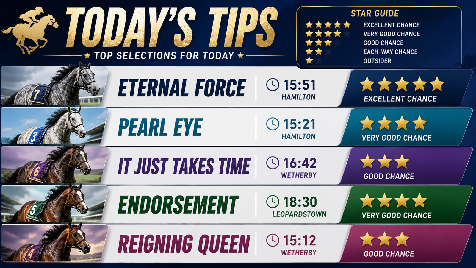 Todays Free Horse Racing Tips – Thursday 4th June