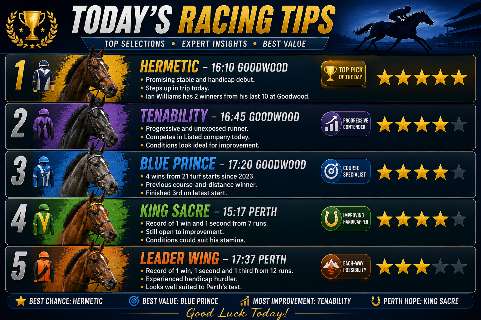 Todays Free Horse Racing Tips – Sunday 7th June