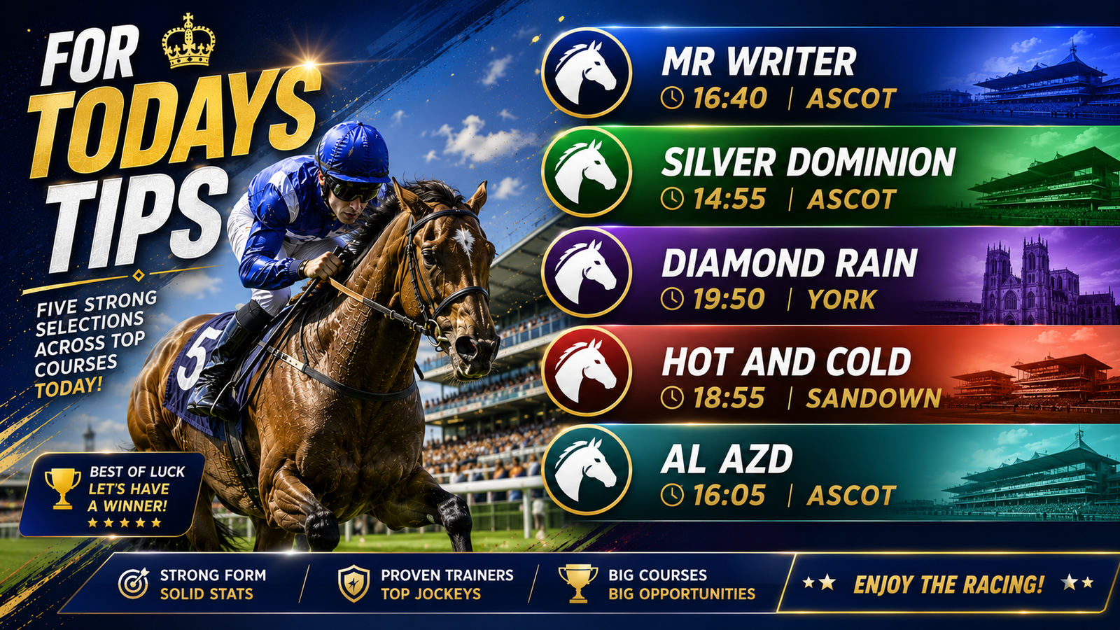 Todays Free Horse Racing Tips