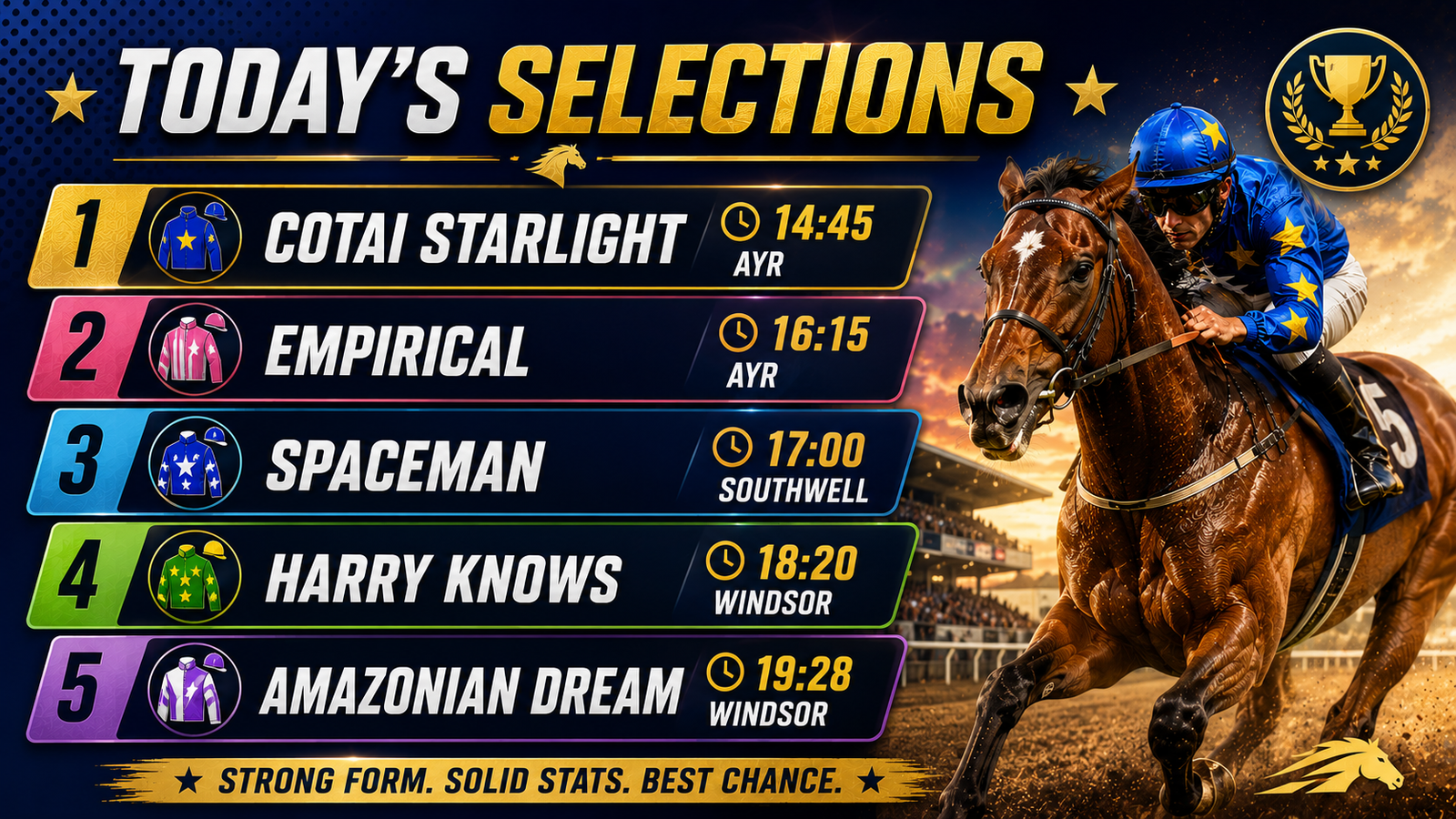 Todays Horse Racing Tips - Monday 27th July