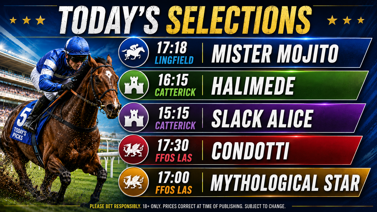 Todays Horse Racing Tips – Tuesday 4th August
