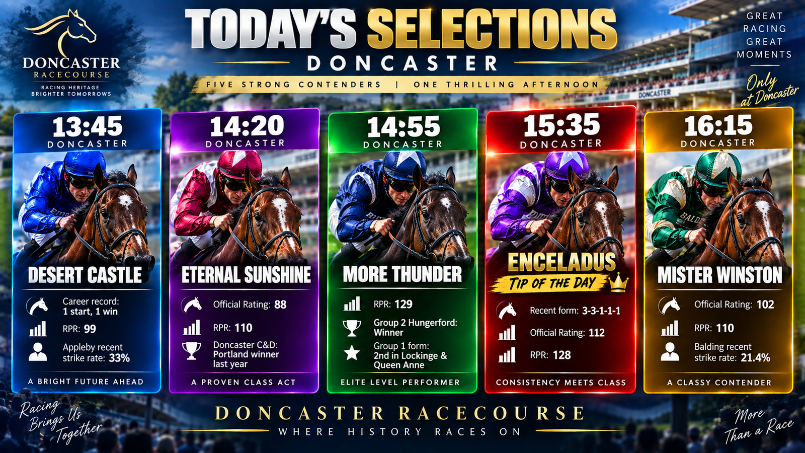 Todays Horse Racing Tips Saturday 12th September