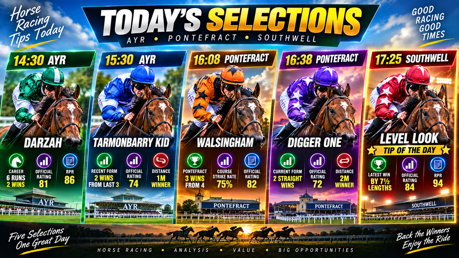 Horse racing tips today Thursday 17th September